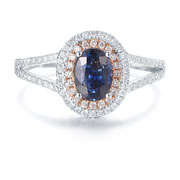 All gemstone engagement rings