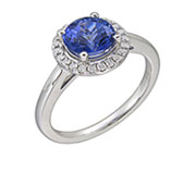 Tanzanite engagement rings