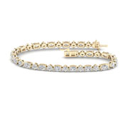 Yellow gold womens tennis bracelets