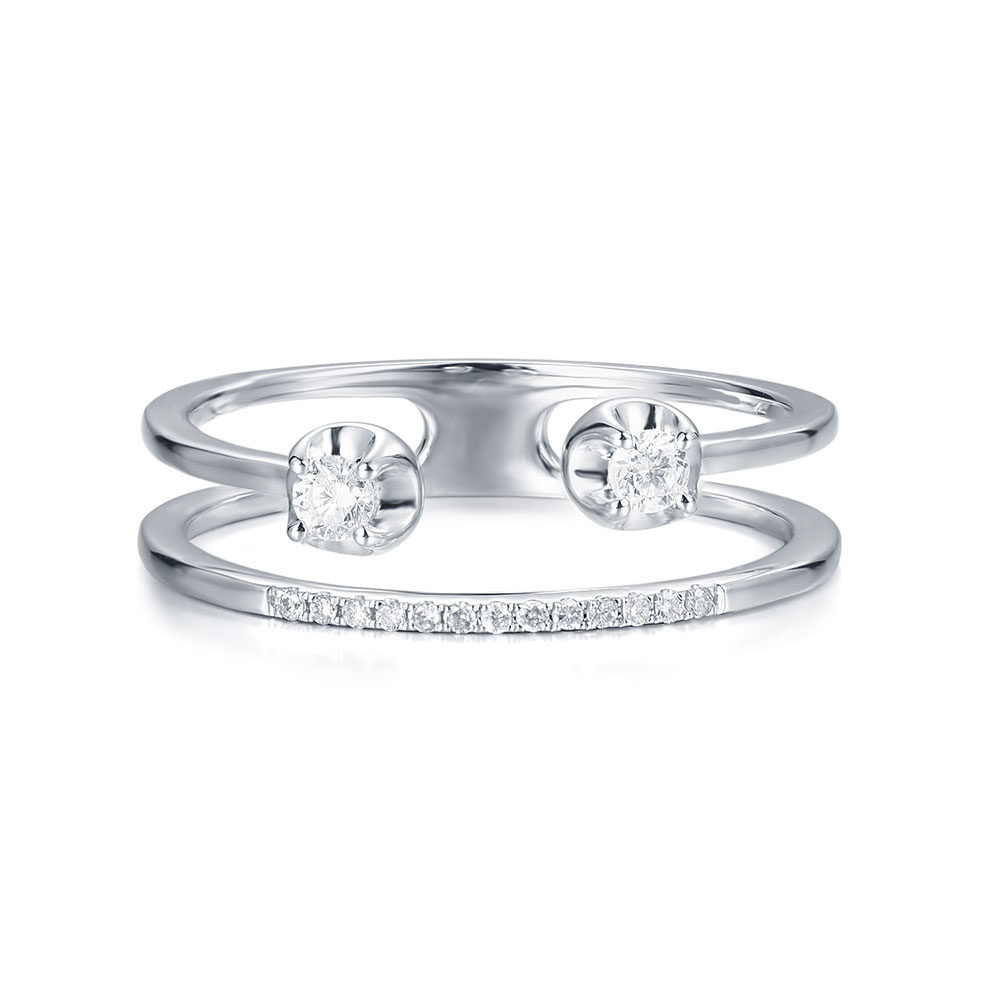 Wedding ring deals with double band
