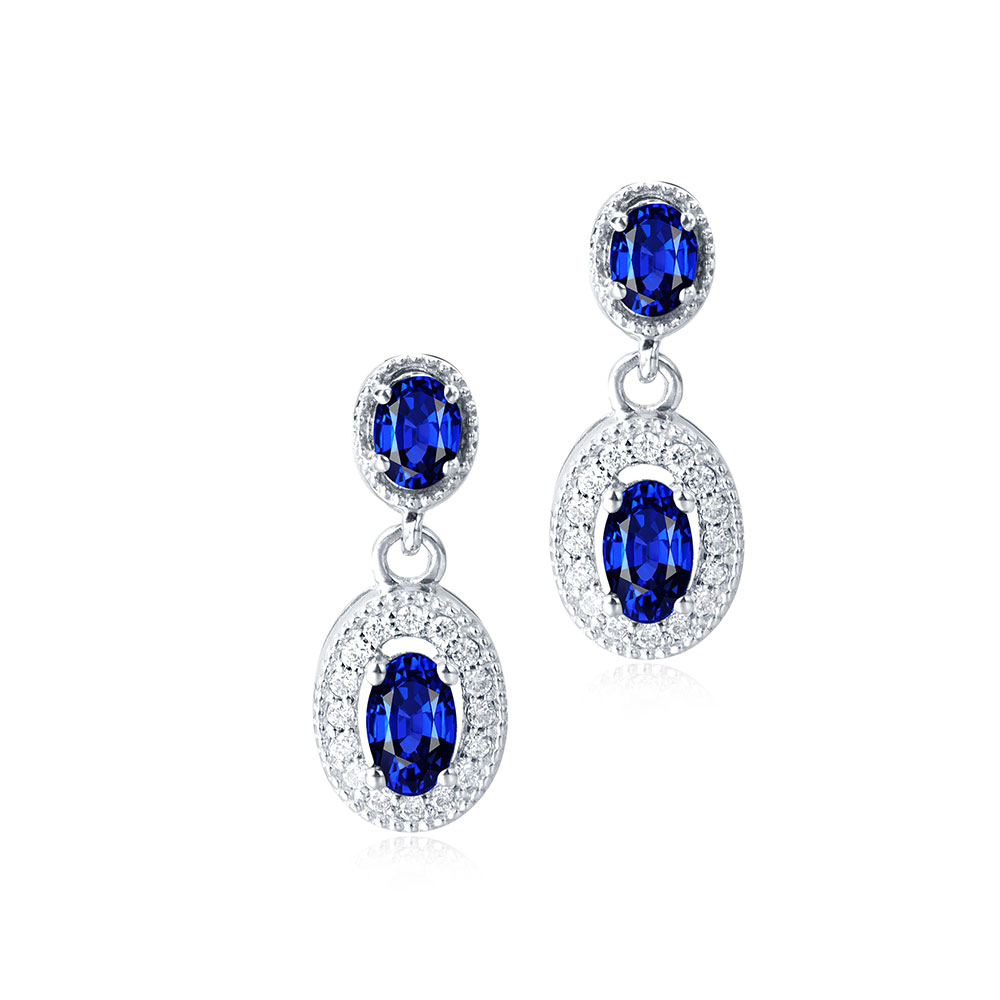 Sapphire earrings Clearance