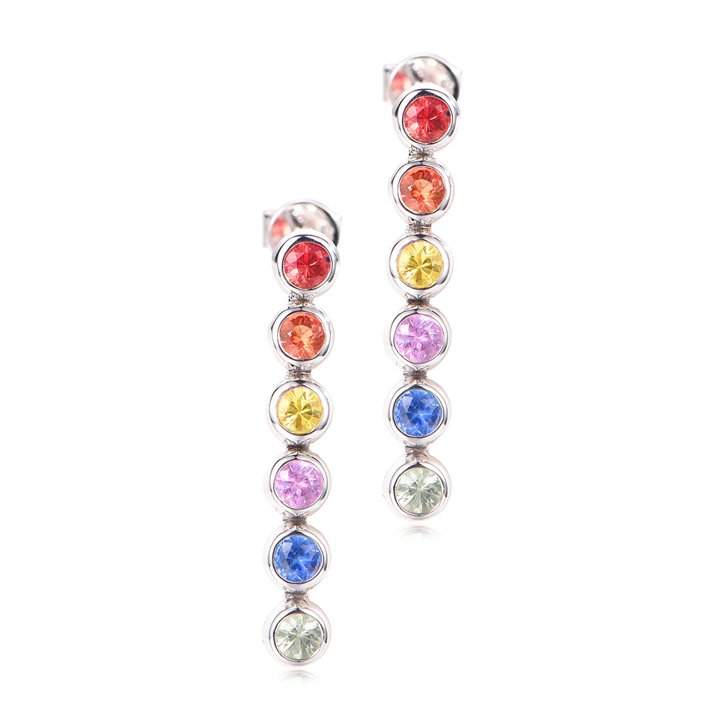 Rainbow Drop Earrings Temple Grace Singapore