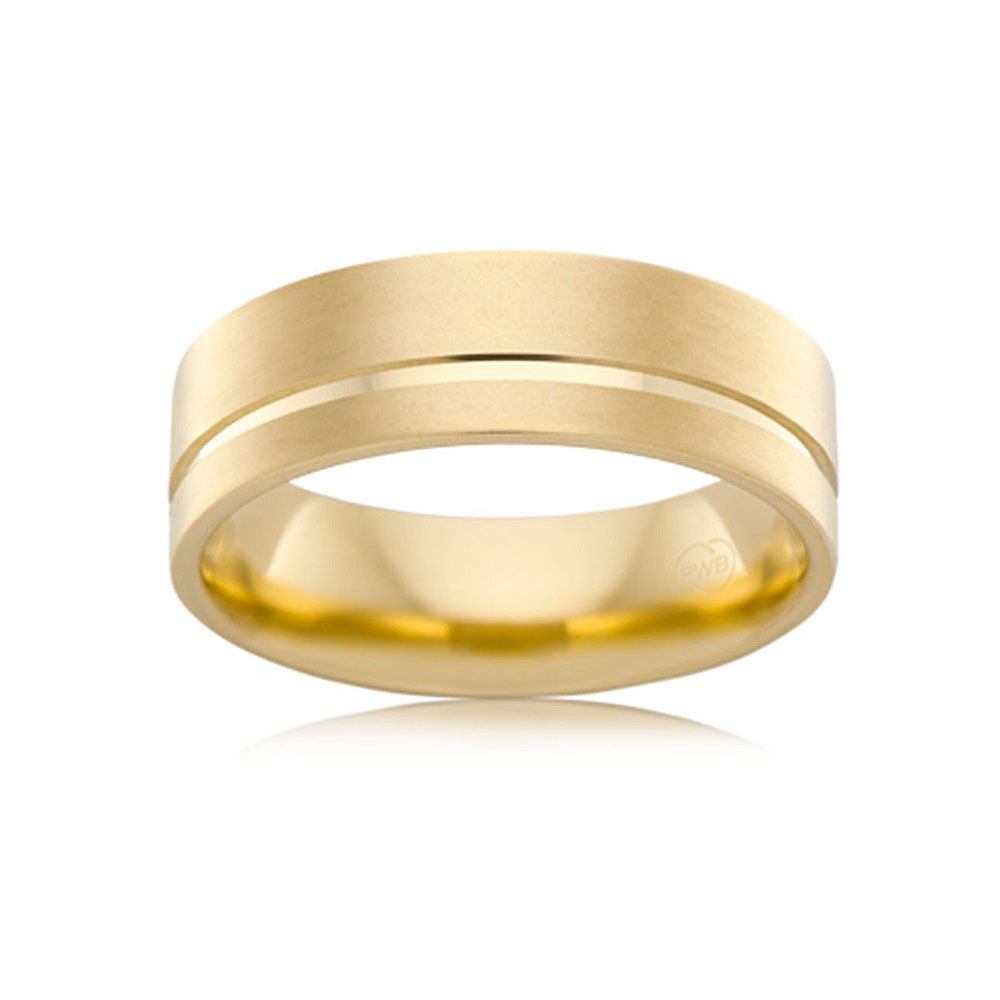 Simple Gold Band Wedding Ring | Temple & Grace Singapore
