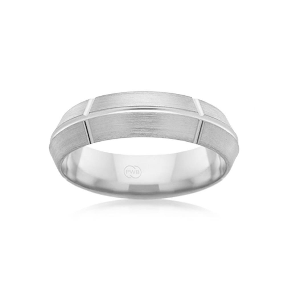 Matt finish mens wedding ring WR3546 Temple Grace Singapore