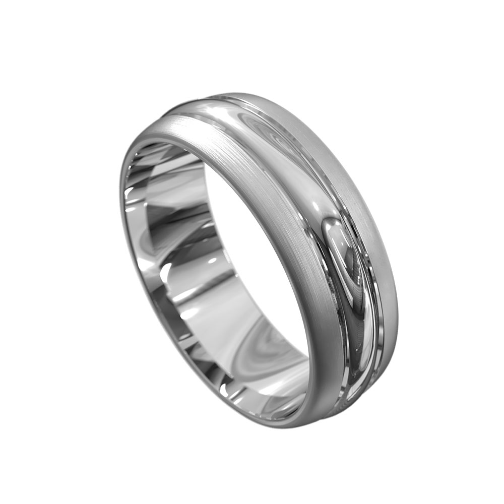 Mens double wedding band hotsell