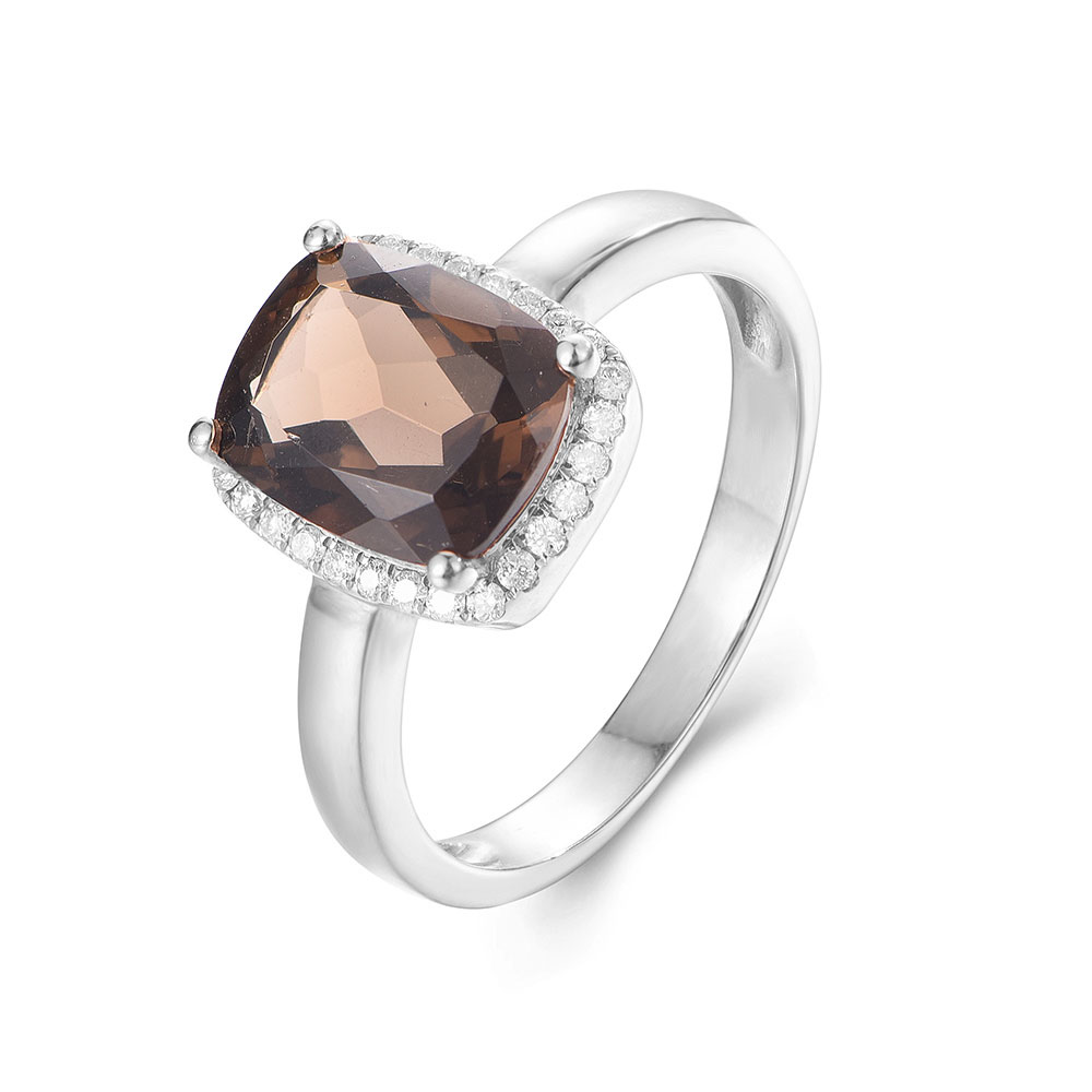 White gold on sale quartz ring
