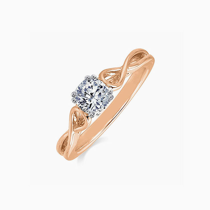 Vintage Solitaire Engagement Loop Ring