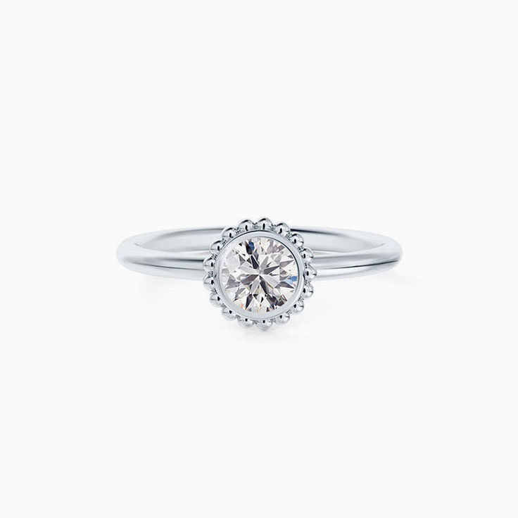 Classic Bezel Set Solitaire Ring
