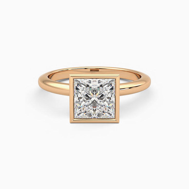 Bezel Engagement Ring