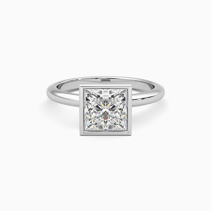 Bezel Engagement Ring