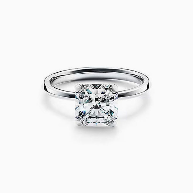 Classic White Lab Diamond Engagement Ring