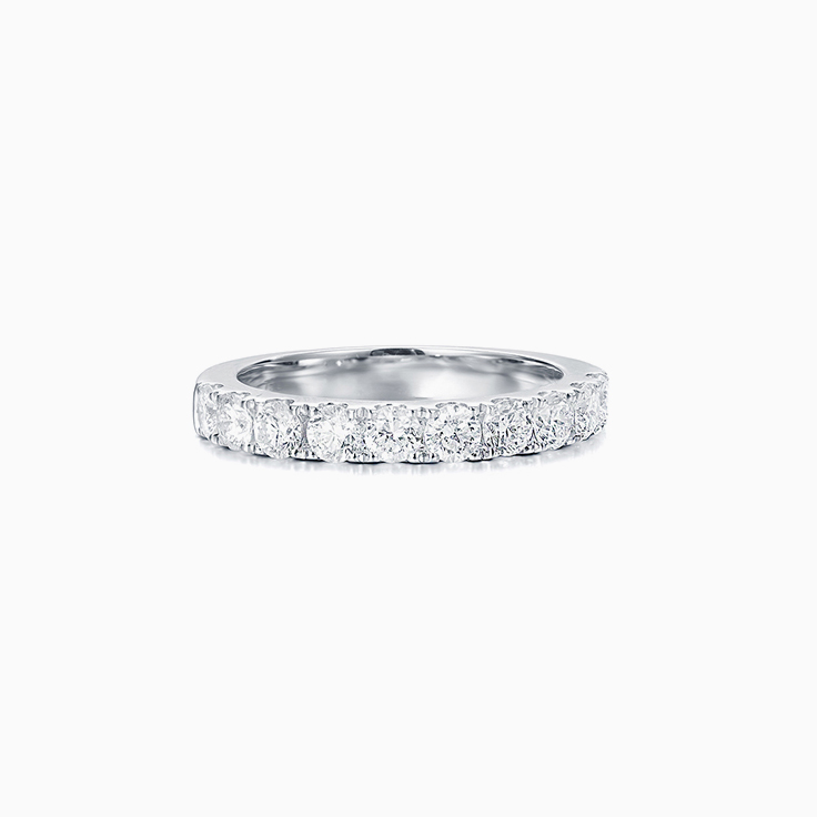 10 Point Lab Diamonds Wedding Band