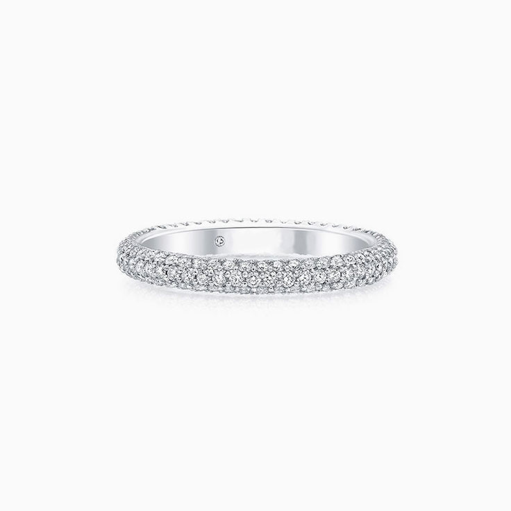 Three Rows Lab Diamond Eternity Band