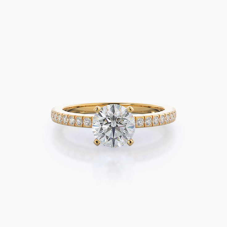 Classic Lab Diamond Engagement Ring