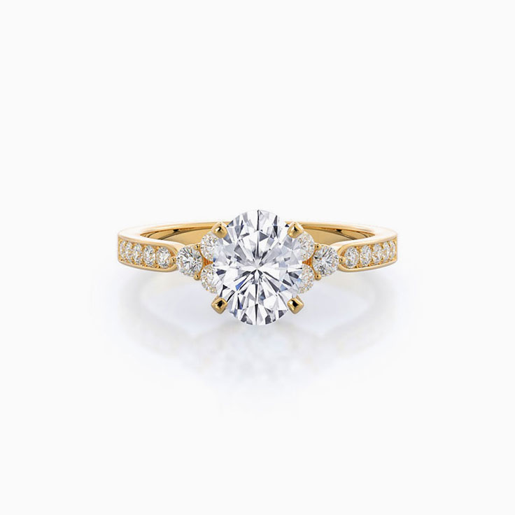 Classic Oval Lab Diamond Engagement Ring