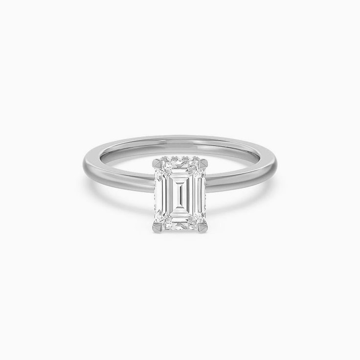 Lab Diamond Radiant Engagement Ring