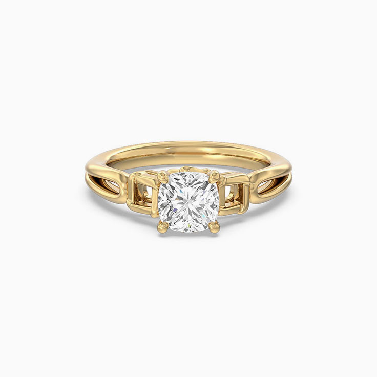 Lab Diamond Classic Engagement Ring