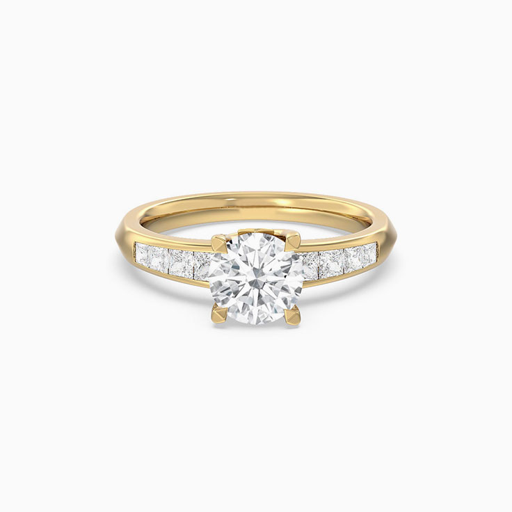 Lab Grown Classic Round Diamond Engagement Ring
