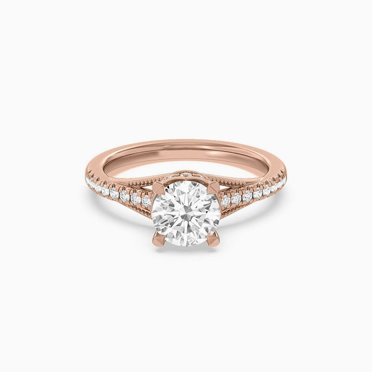 Enchant Lab Grown Round Diamond Engagement Ring