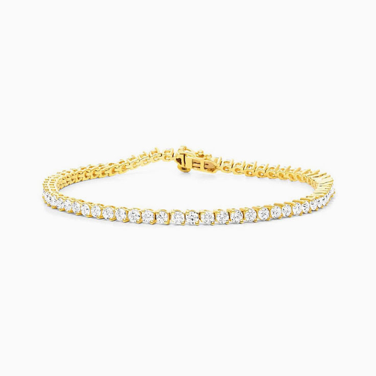 5 Carat Tennis Bracelet In A Two Claw Setting