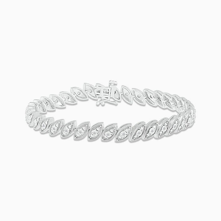 Marquise pattern diamond  Bracelet