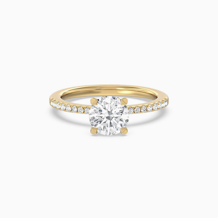 classic pave Engagement Ring