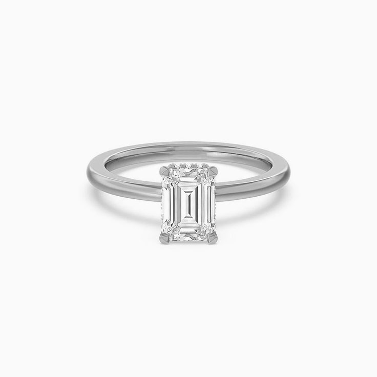 Radiant cut diamond  Engagement Ring