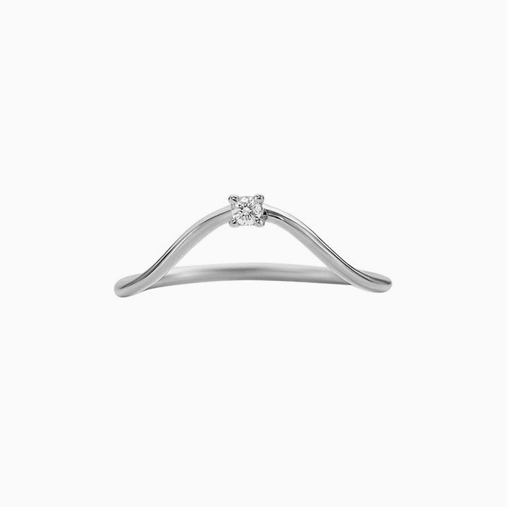 Classic curve wedding ring