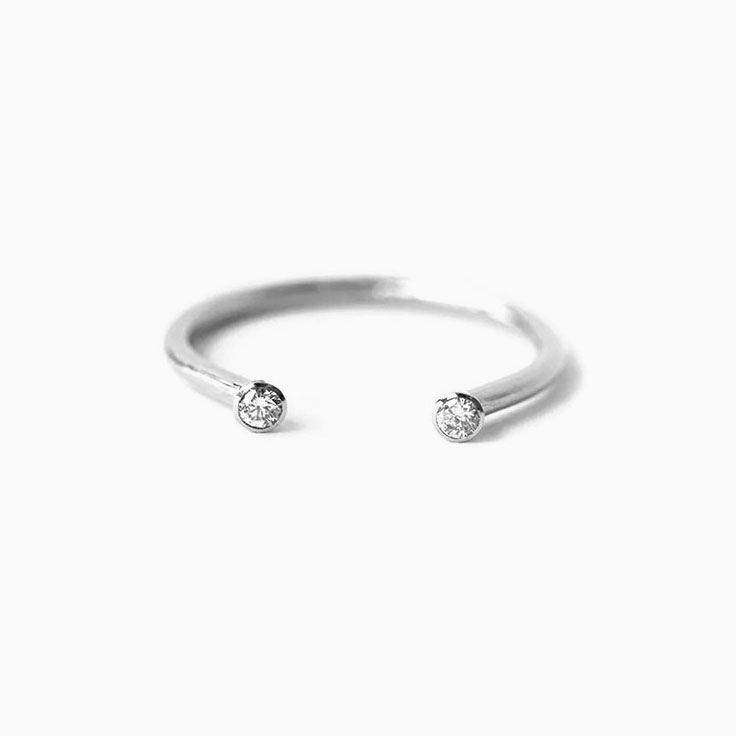 Cuff diamond wedding ring