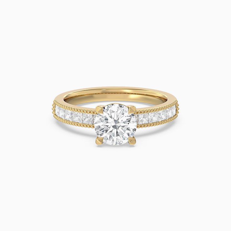 Gold channel best sale ring