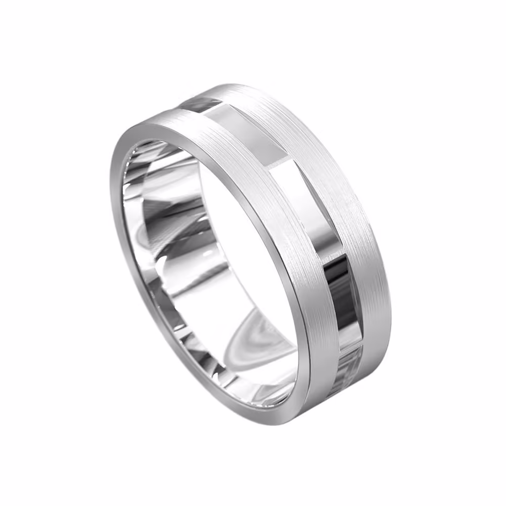 5mm 18k Solid Gold Mens Ring