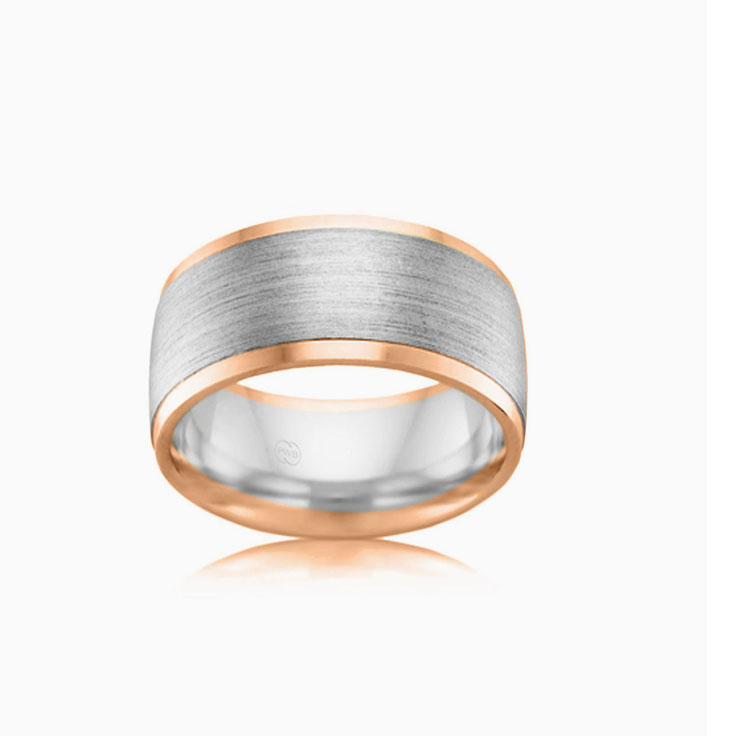 6mm 14k Gold Comfort Mens Ring