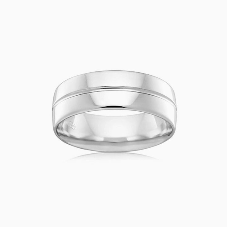 7mm Wedding Ring With Comfort