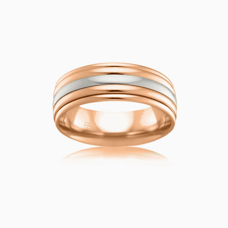 8mm Wedding Ring With Comfort