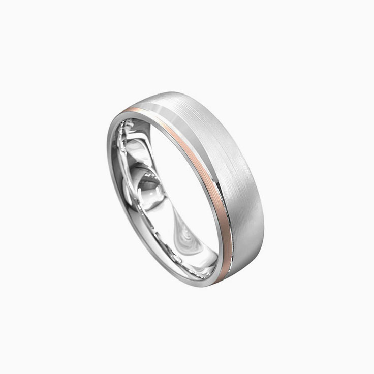 8mm 18k Solid Gold Mens Ring