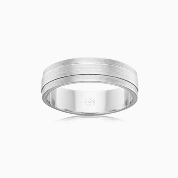 8mm Full Matt Wedding Band