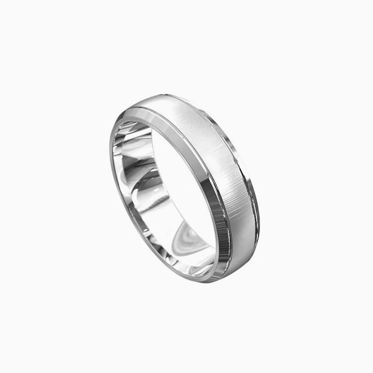 4mm Classic Platinum Ring