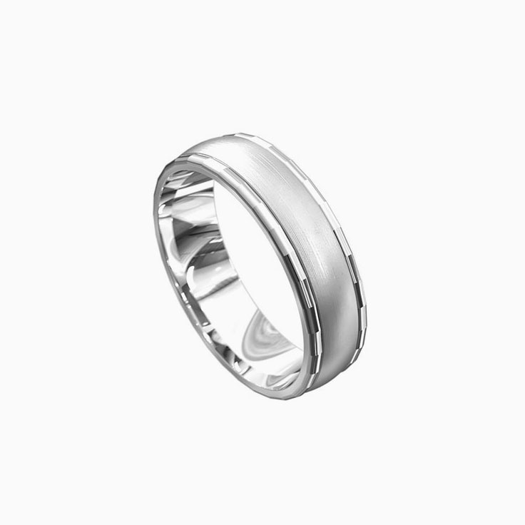 4mm Classic Gold Mens Wedding Ring