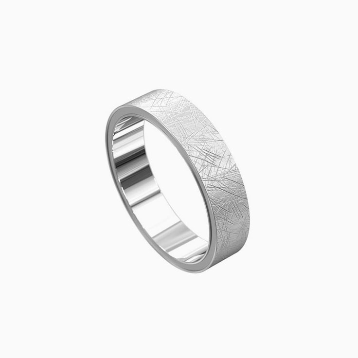 4mm Ice Matte Wedding Ring