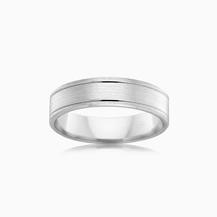 4mm Full Matt Wedding Band