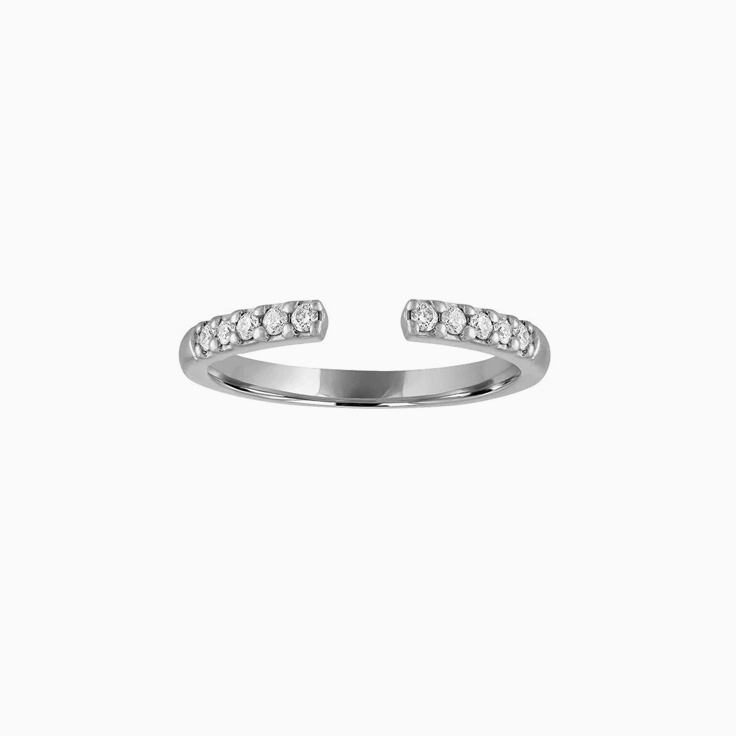 Diamond Cuff Wedding Band