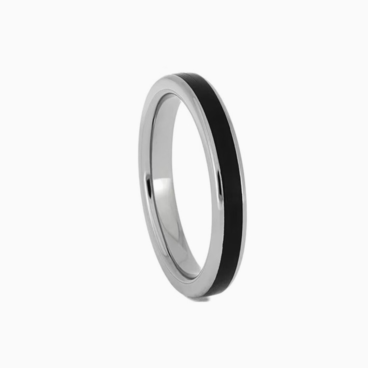 Womens Thin Titanium Band