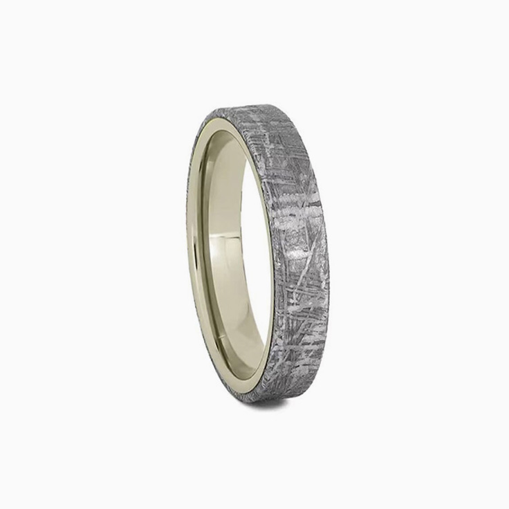 Womens Meteorite wedding band