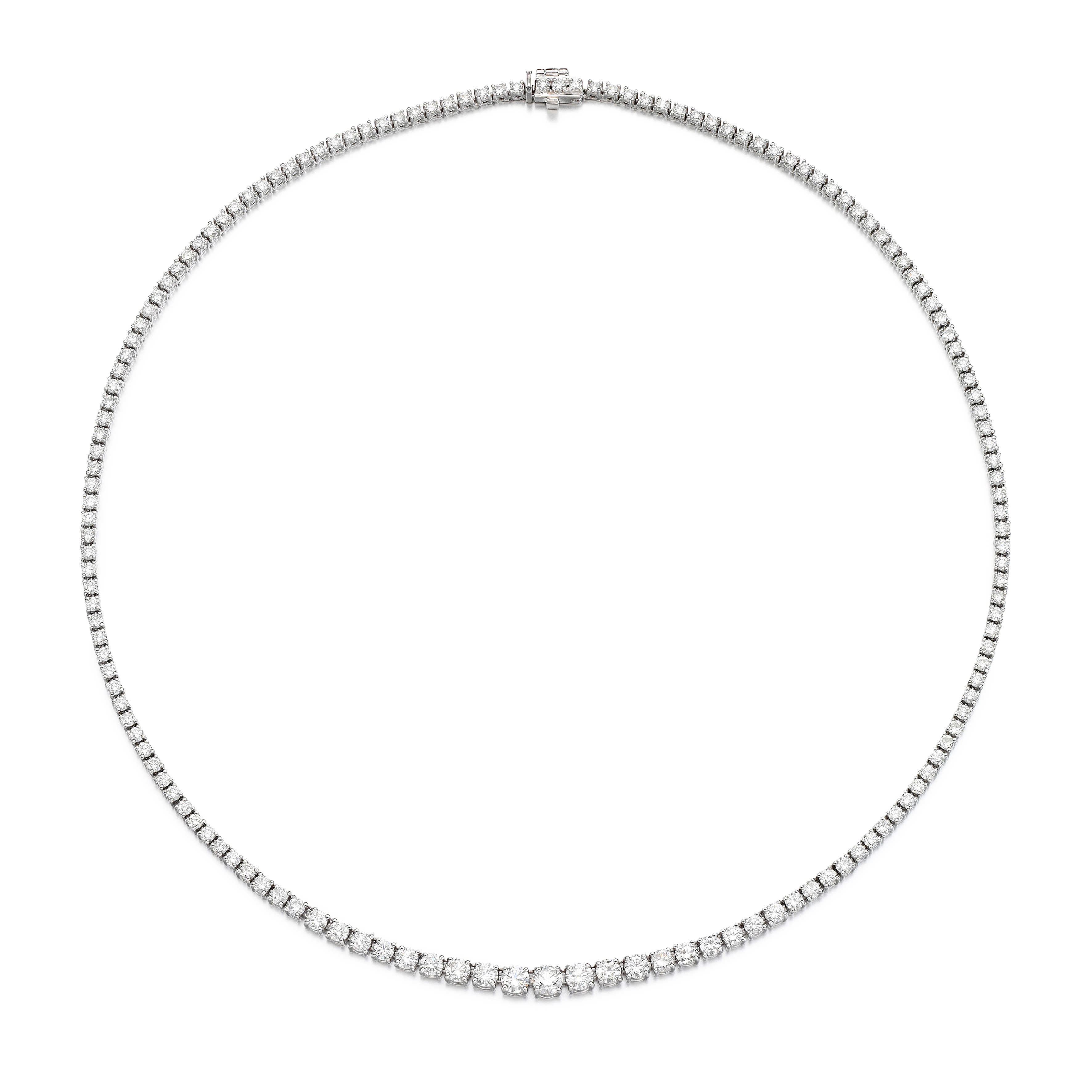 Graduated Tennis Necklace