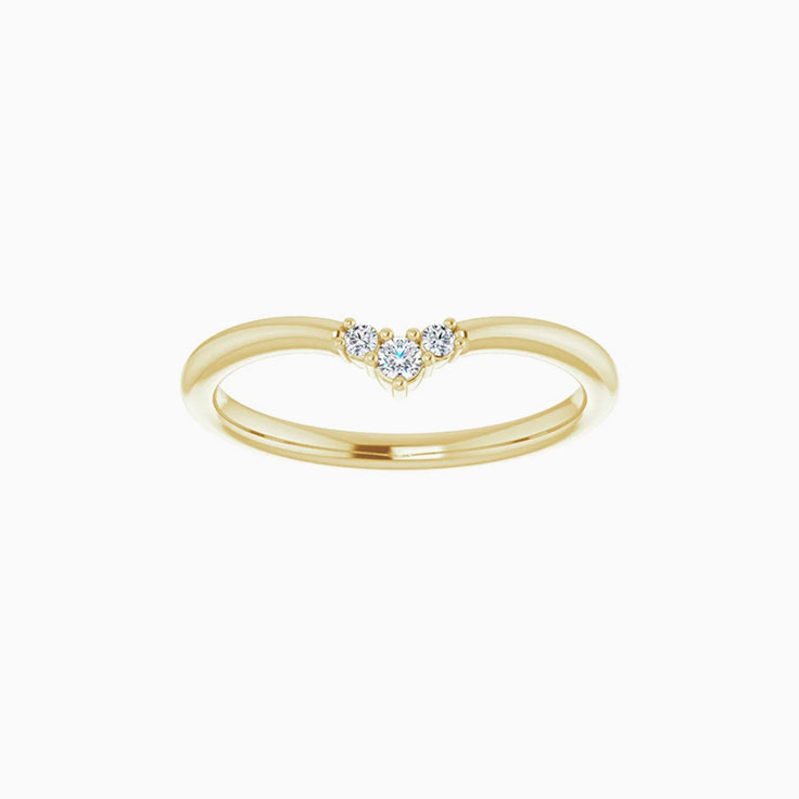 tiara style wedding band