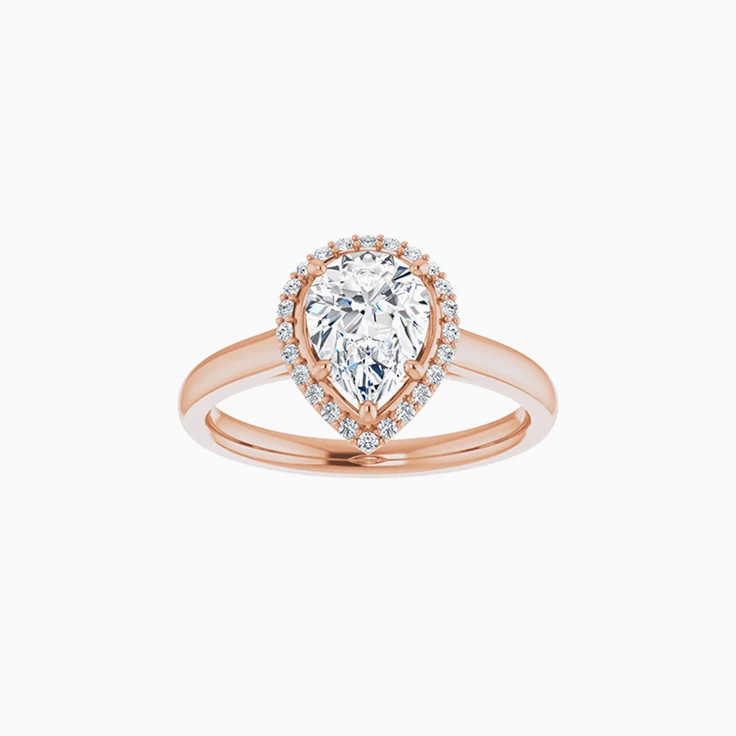 Pear Shaped engagement ring