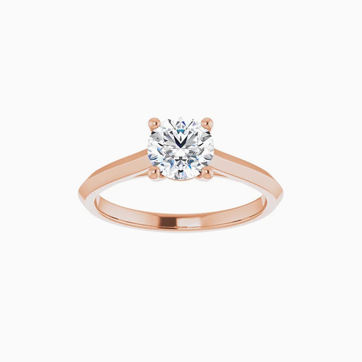 Cathedral engagement ring