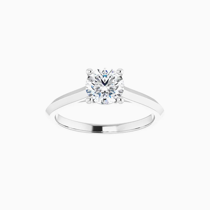 Cathedral engagement ring