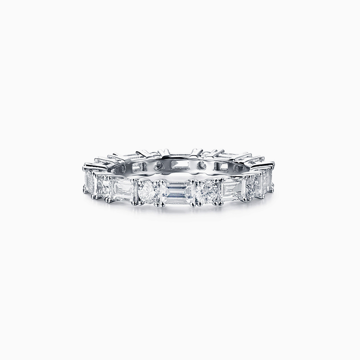 Baguette and Round Ring