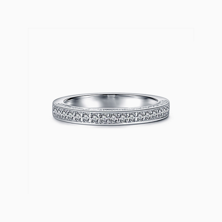 Pave Wedding Band